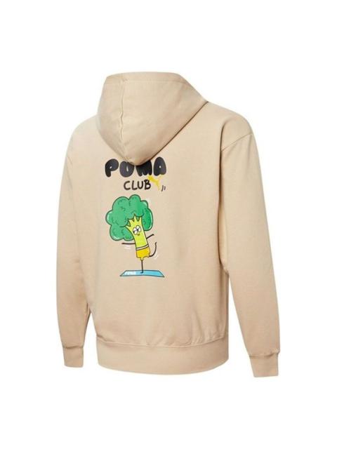 PUMA Puma Club Graphic Full Zip Jacket 'Beige' 533199-20