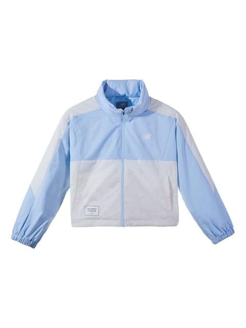 New Balance (WMNS) New Balance Running Club Nylon Jacket 'Blue' NAE12412-LBL