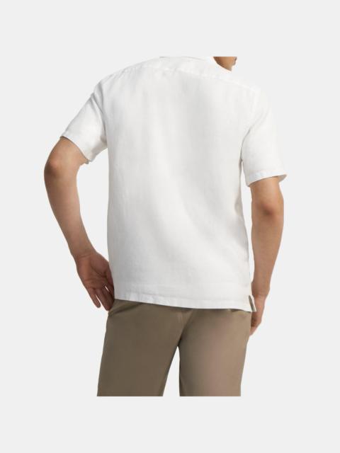 Theory Standard-Fit Short-Sleeve Shirt in Linen