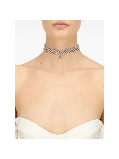 Blumarine crystal-embellished choker necklace