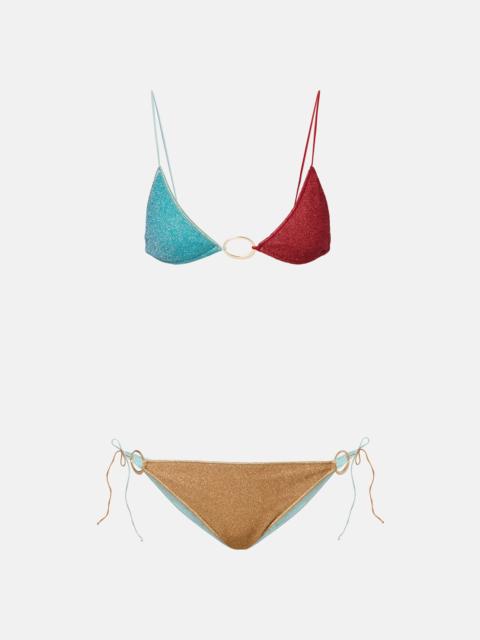 Oséree Lumière colorblocked bikini