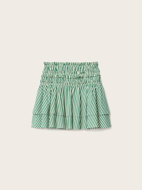 ALLSAINTS KALI COTTON STRIPED MINI SKIRT