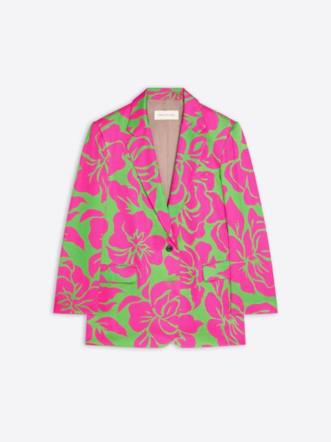 Dries Van Noten OVERSIZED SATIN BLAZER