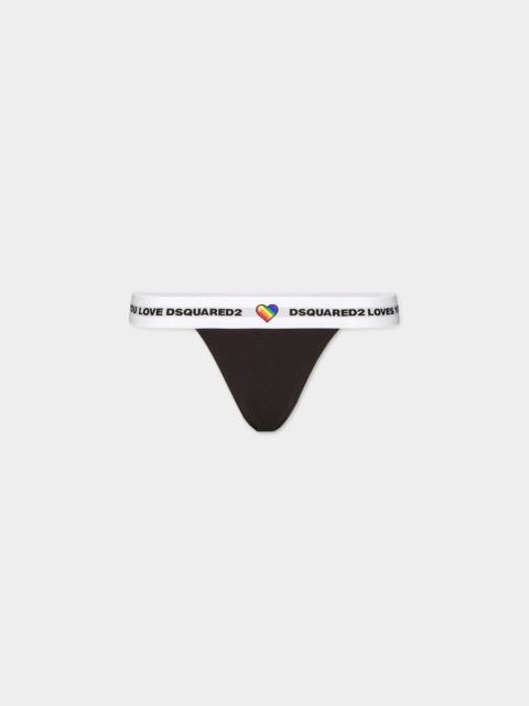 DSQUARED2 CANADIAN LODGE THONG