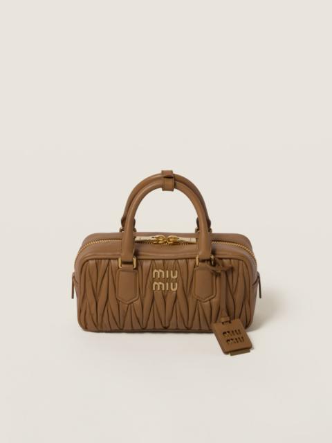 Miu Miu Arcadie matelassé nappa leather bag