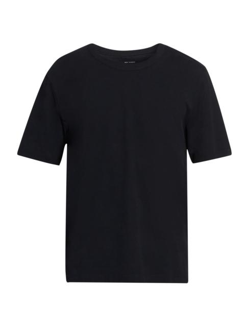 OFFICINE GÉNÉRALE Men Cotton Crewneck T-Shirt - Black