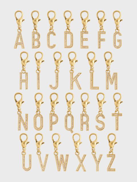 Golden Goose Golden Embellished Letter Charm