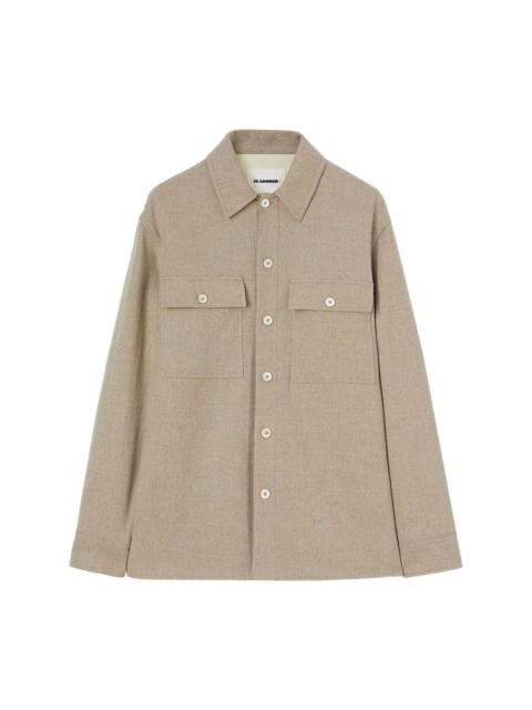 Jil Sander long-sleeve flannel shirt