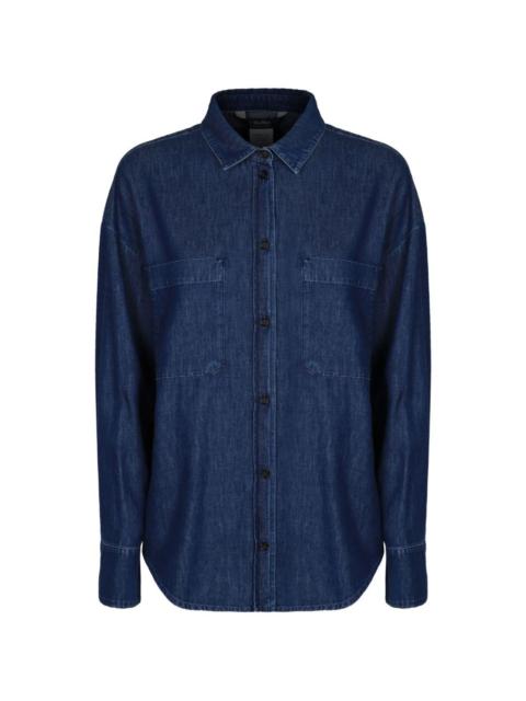 'S Max Mara button-fastening denim shirt