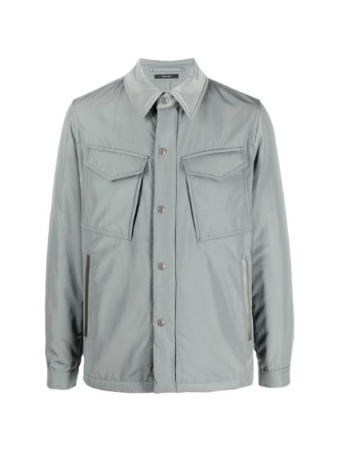 button-front shirt jacket