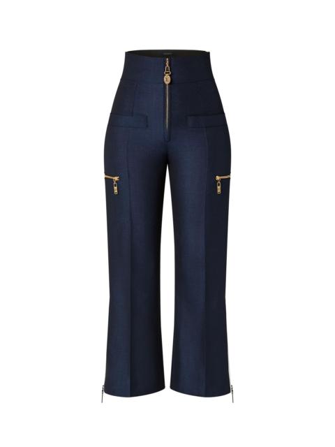 Louis Vuitton Contrast Seam Mohair Pants