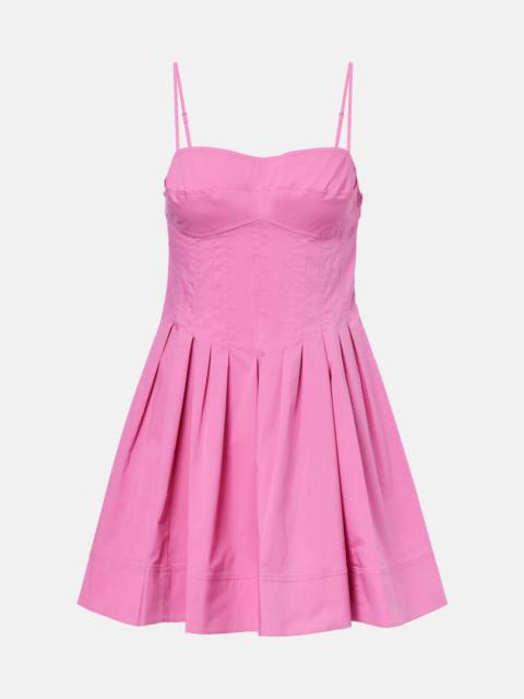 SIMKHAI Kitt cotton-blend minidress
