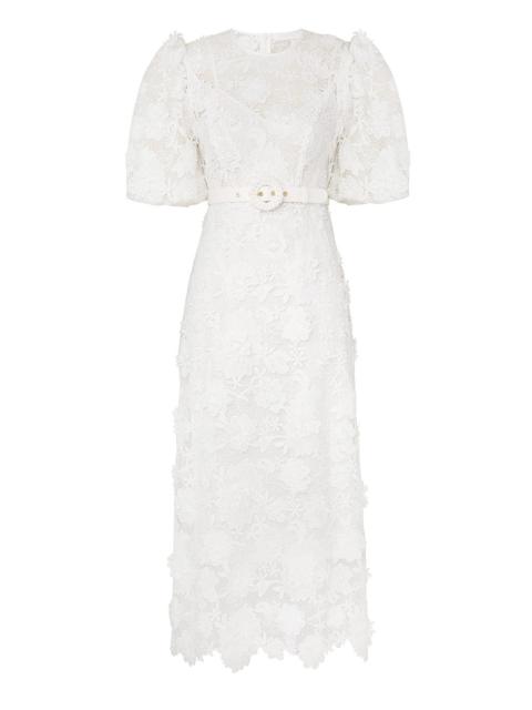 Zimmermann HALLIDAY LACE FLOWER DRESS