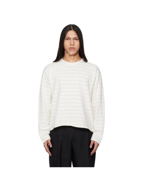 mfpen Off-White Round Neck Sweater