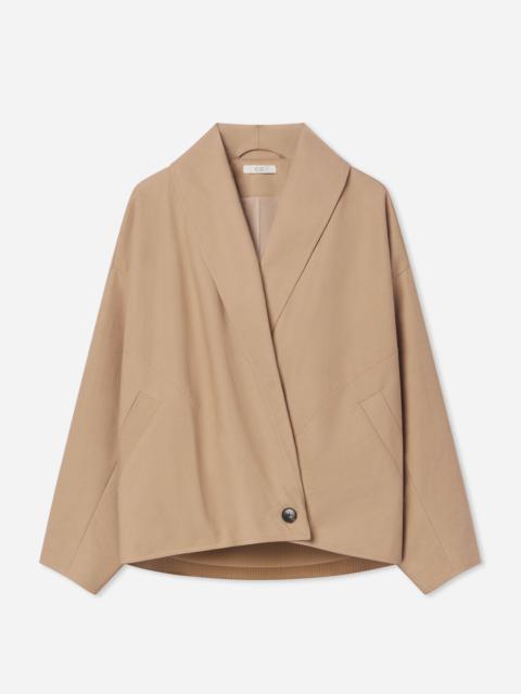 CO Wrap Jacket in Cotton Twill