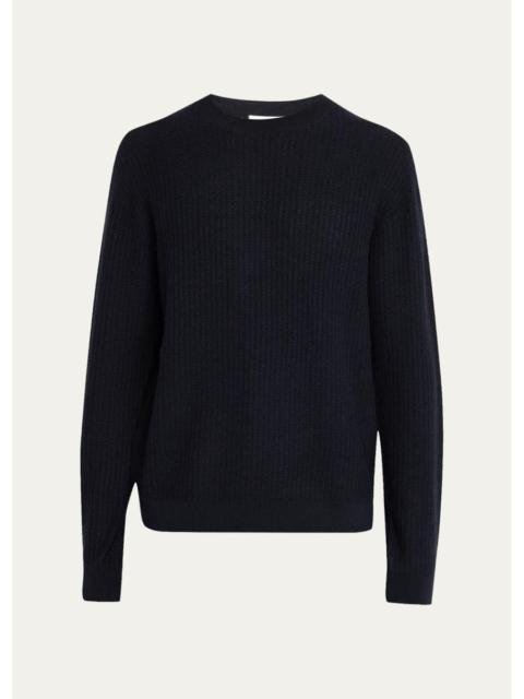 FRAME Textured Wool Crewneck Sweater