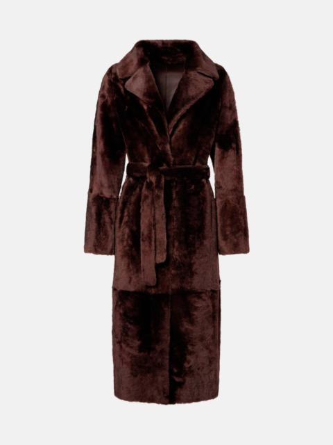 Yves Salomon Belted reversible shearling coat