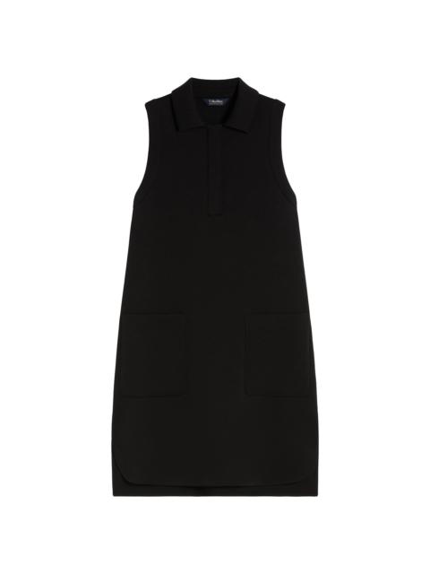 Max Mara Women's Scuba Jersey Polo Dress - Black