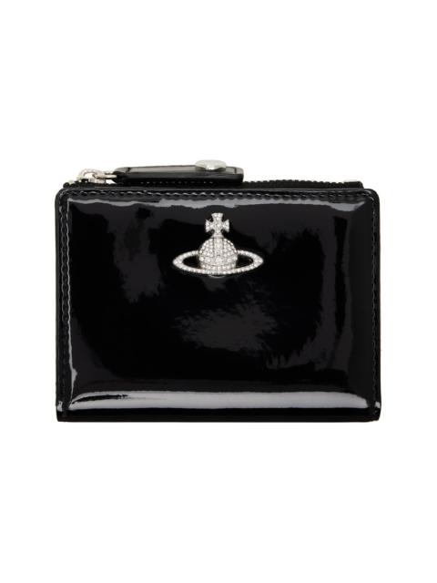 Vivienne Westwood Black Slim Flap Card Holder