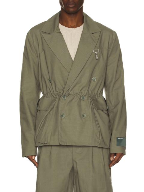 REESE COOPER® Cotton Ripstop Double Breasted Blazer