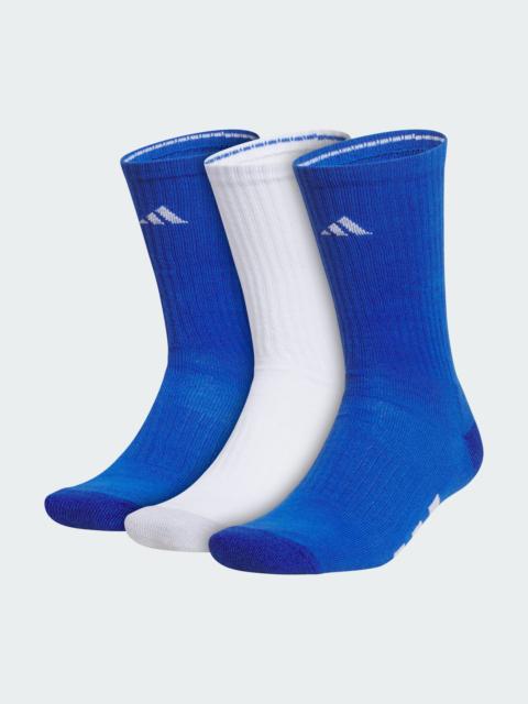 adidas Unisex BAA Graphic Cushioned 3-Pack Crew