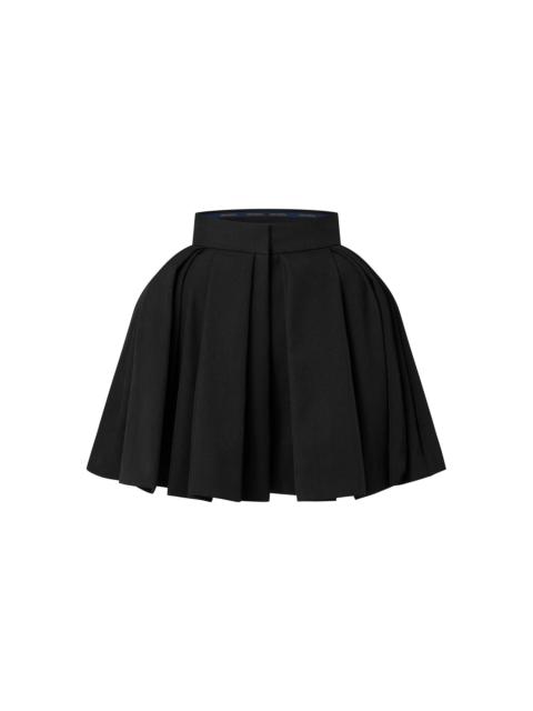 Louis Vuitton Padded Pleated Mini Skirt