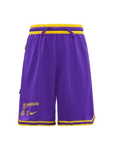 Nike Nike NBA Los Angeles Lakers Basketball Shorts Purple CV5514-504