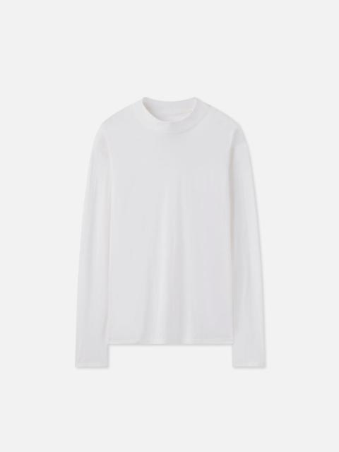 COTTON CASHMERE MOCK NECK