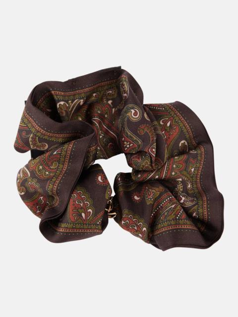 SAINT LAURENT Printed silk pocket square