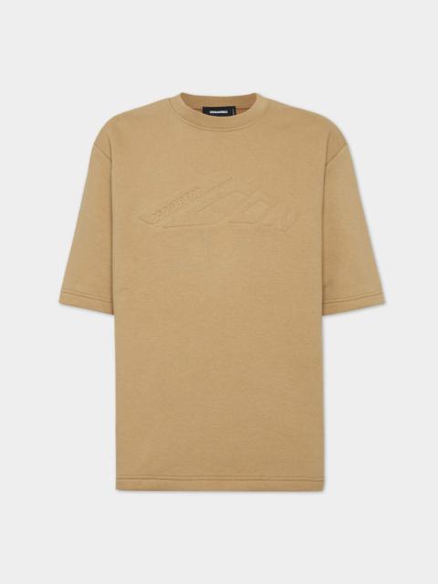 DSQUARED2 ICON NEW GENERATION LOOSE FIT SHORT-SLEEVE SWEATSHIRT