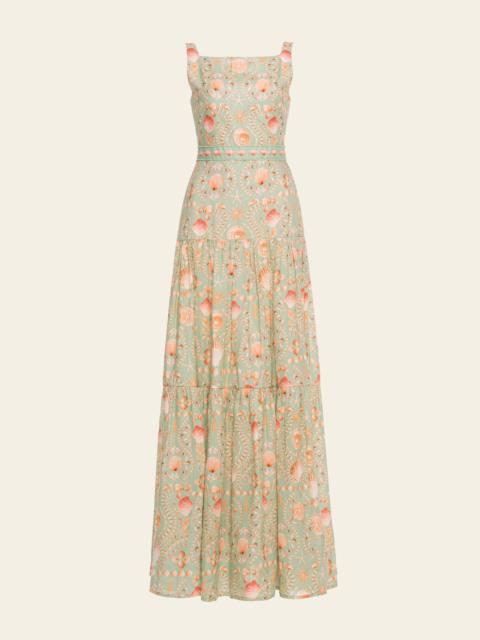 Agua by Agua Bendita Abeja Playa Maxi Dress