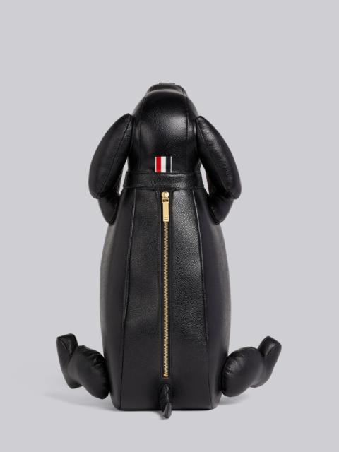 Thom Browne Black Calf Leather Hector Backpack