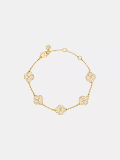 kate spade Spade Flower Pave Scatter Bracelet