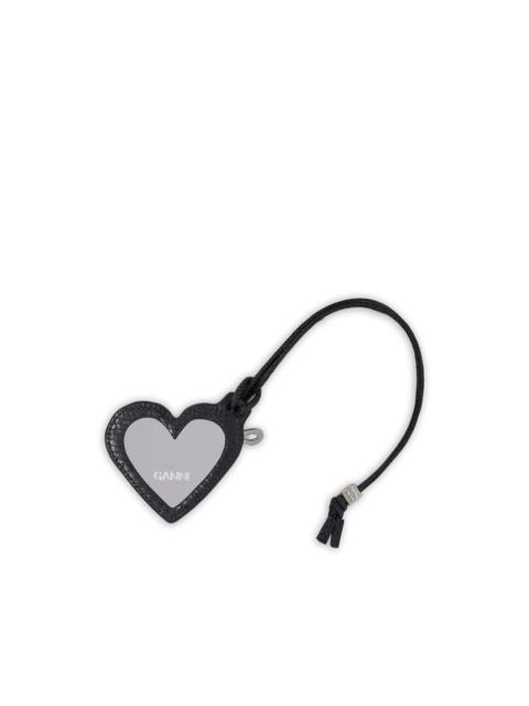 GANNI heart-shaped charm