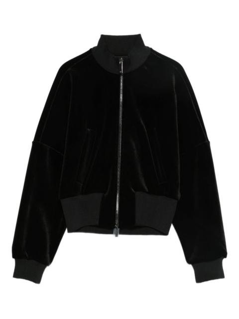 EMPORIO ARMANI zip-up bomber jacket