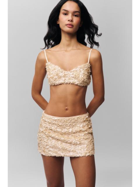 GUIZIO ARI SEQUIN SKIRT