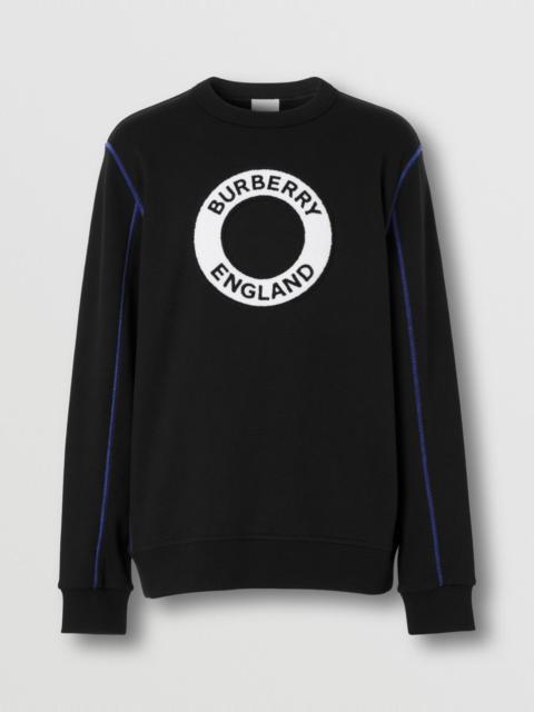 Burberry Logo Graphic Cotton Sweatshirt