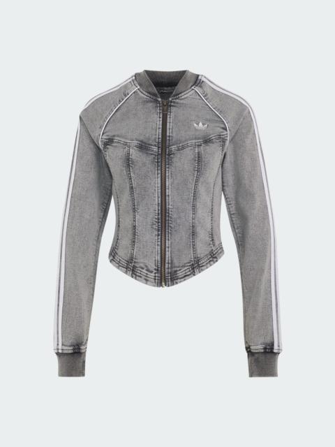adidas Originals SUPERSTAR DENIM CORSET TRACK TOP