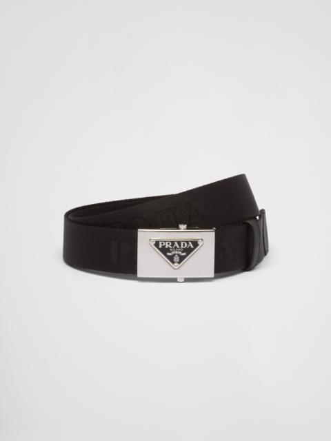 Prada Woven Re-Nylon belt