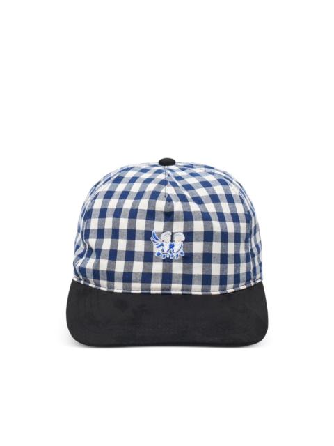 JUNTAE KIM embroidery check cap
