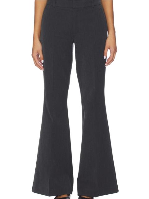 GOOD AMERICAN Essential Suiting Flare Trousers
