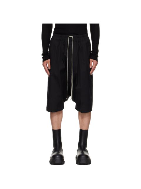 Rick Owens Black Concordians Rick's Pods Shorts
