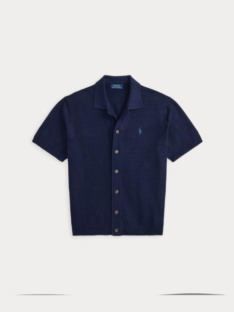 Polo Ralph Lauren Cotton-Linen Short-Sleeve Cardigan