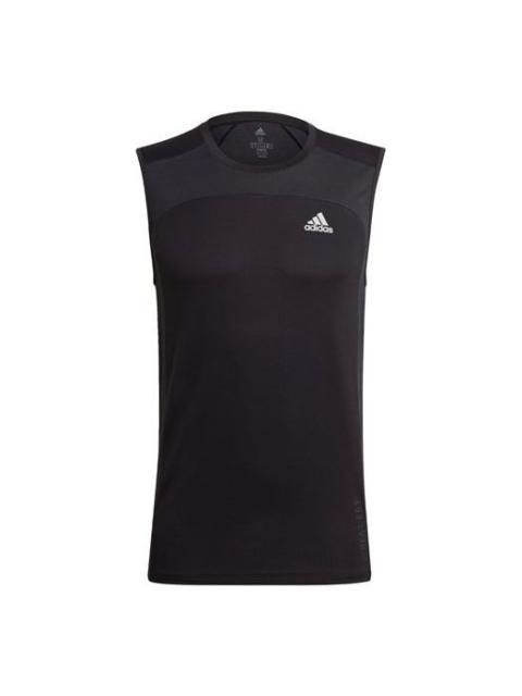 adidas adidas Heatrdy Sleevl Casual Running Sports Vest Black GK4298