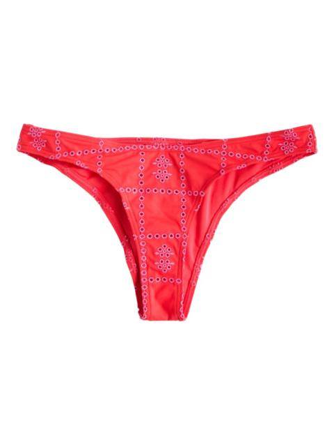 DAMSON MADDER. embroidered bikini bottoms