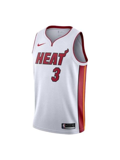 Nike Nike x NBA Miami Heat Dwyane Wade Jerseys 'White' 864427-104