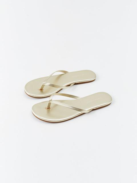 MELISSA ODABASH SANDALS GOLD