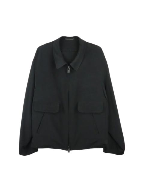 Yohji Yamamoto zip-up shirt jacket
