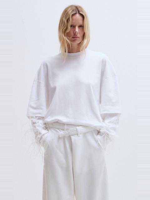 DARKPARK Troy Double-Sleeve Cotton Tee white