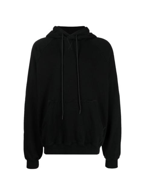 graphic-print cotton hoodie